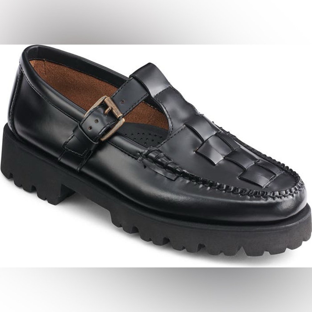 G.H. Bass lug fisherman Mary Jane loafers